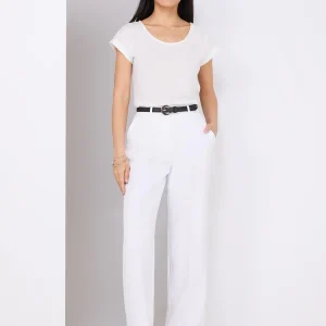 Pleated Wide-Leg Pants
