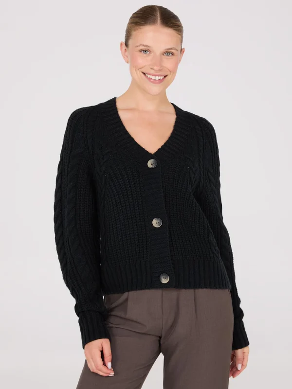 V-Neck Multi Cable Cardigan - Image 14