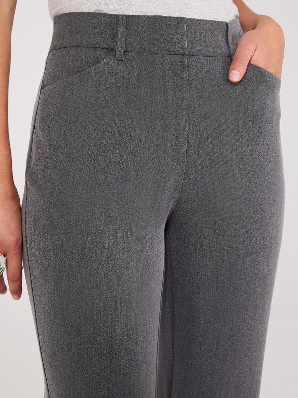 Straight Leg Long Length Slant Pocket Pants - Image 9