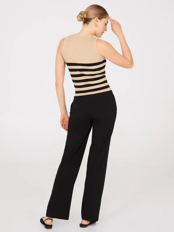 Striped Knit Tank Top - Image 4