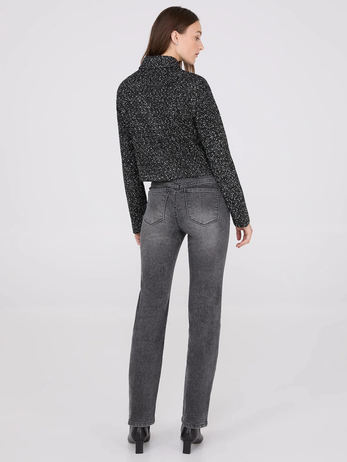 Waisted Boucle Blazer - Image 5