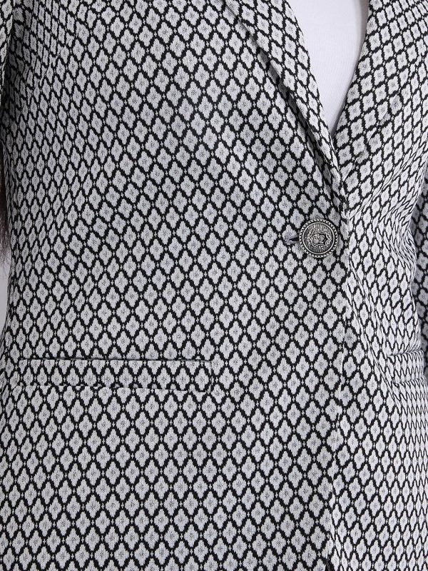 Jacquard One-Button Blazer - Image 6