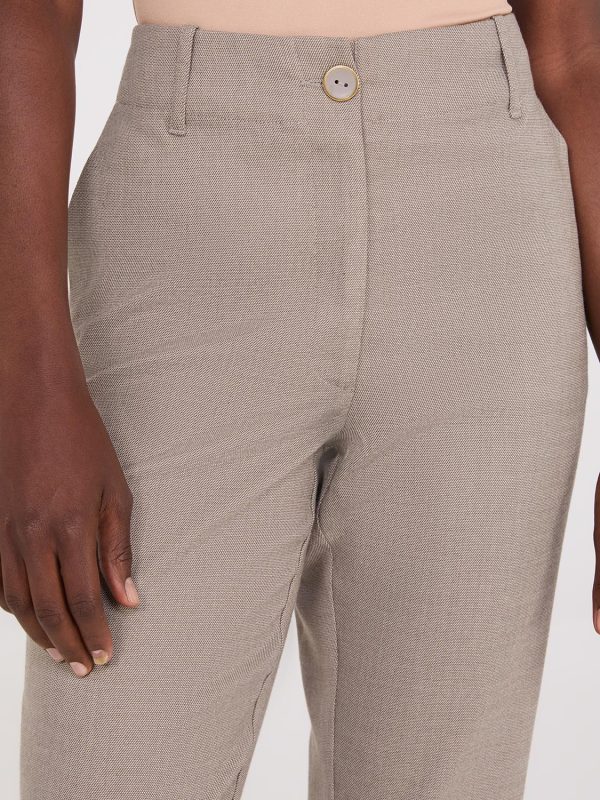 No Waistband Straight Leg Regular Length Pants - Image 4