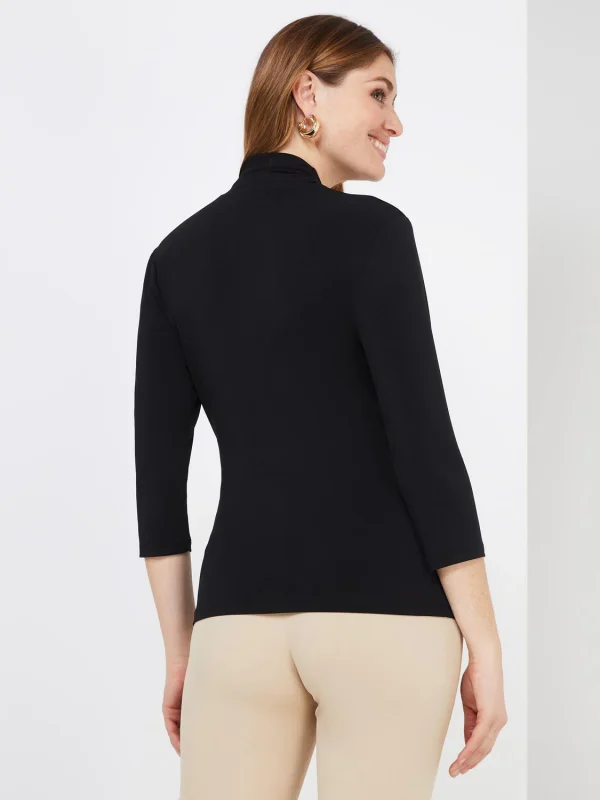 3/4 Sleeve Crossover Top - Image 5