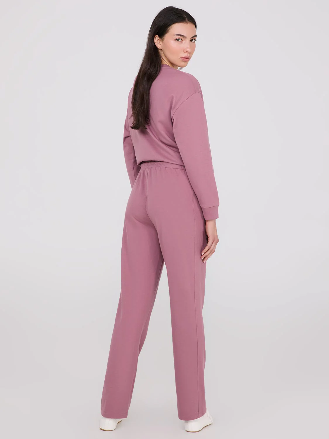 Straight Leg Long Length Fleece Sweatpants - Image 4