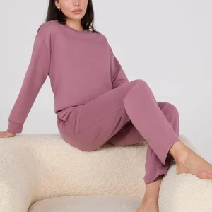 Straight Leg Long Length Fleece Sweatpants
