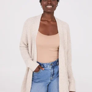 Waffle Knit Cardigan