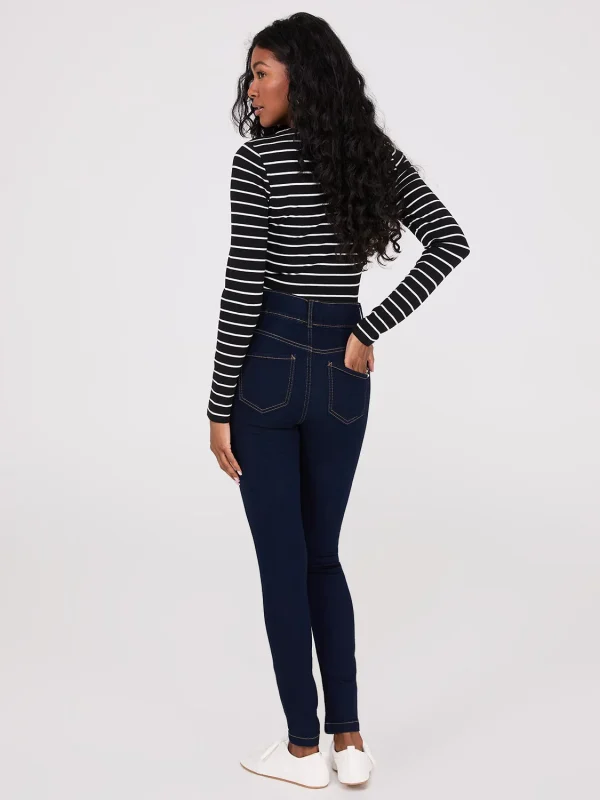 Skinny Leg Long Length Stretch Jeans - Image 7