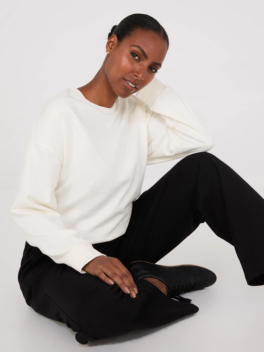 Loose Fit Fleece Sweatshirt - Image 4
