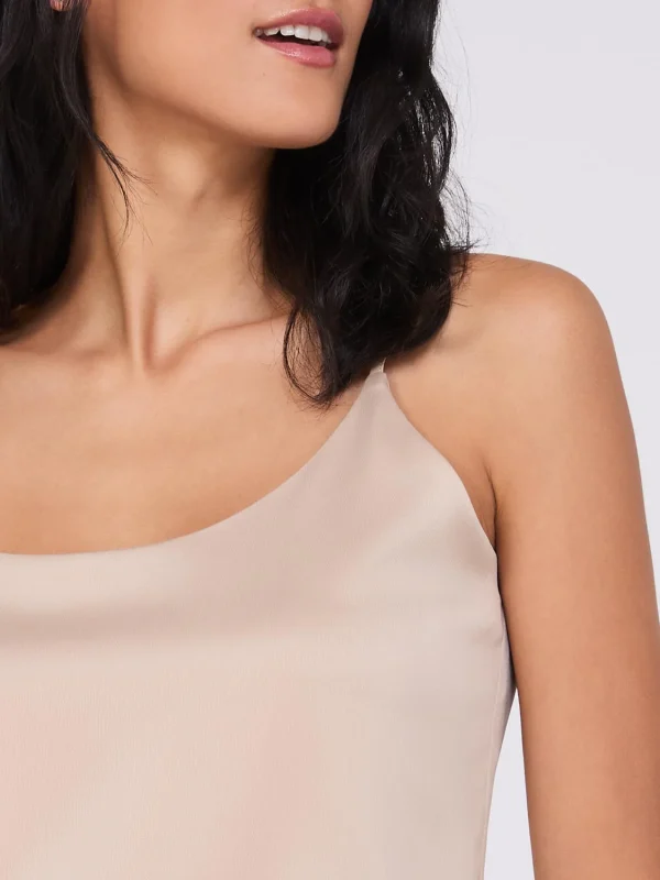 Satin Scoop Neck Tank Top - Image 9
