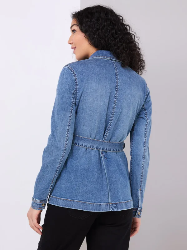 Belted Denim Jacket - Image 5
