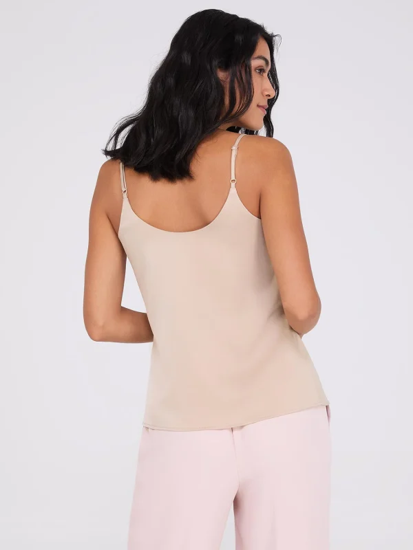 Satin Scoop Neck Tank Top - Image 8