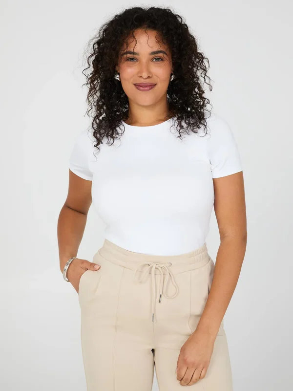 Sculpting Crew Neck T-Shirt - Image 9