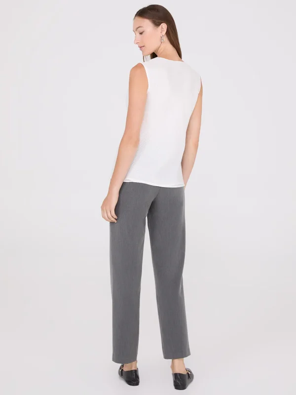 Sleeveless Textured Cowl Neck Top - Image 12