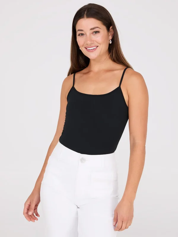 Double Layer Spaghetti Strap Cami - Image 4