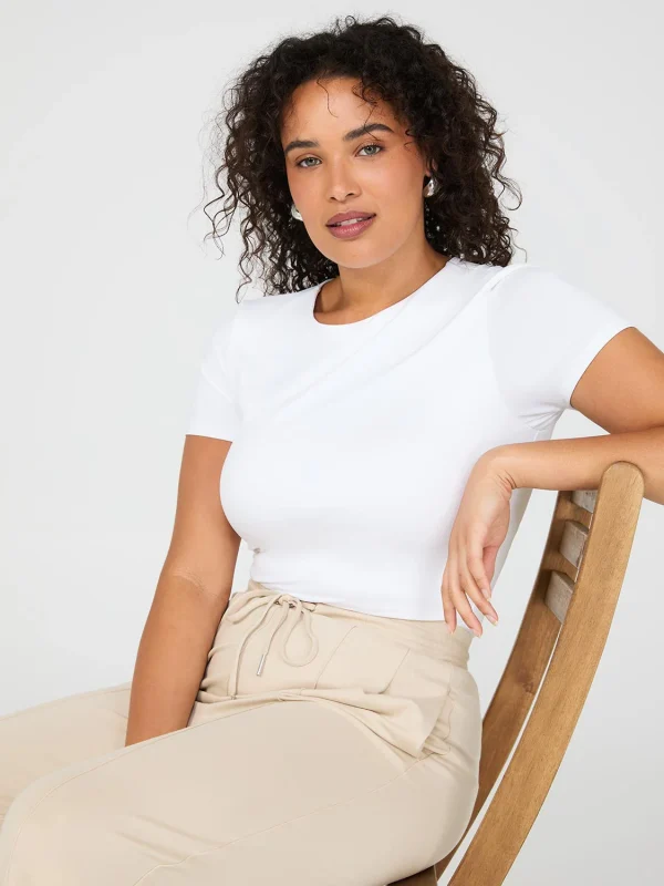 Sculpting Crew Neck T-Shirt - Image 7