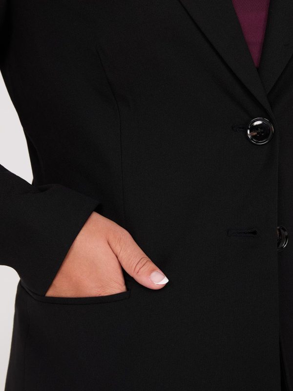 Notch Collar 2-Button Blazer - Image 3