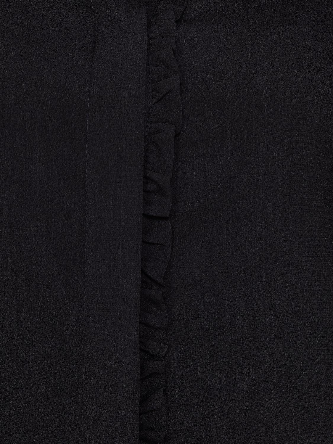 Button-Front Blouse With Ruffle Detail - Image 7