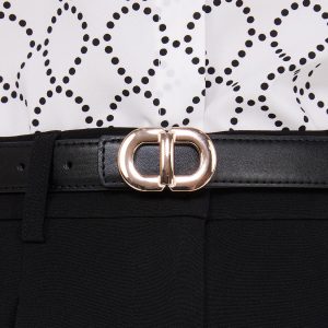 Double Horseshoe Buckle Belt