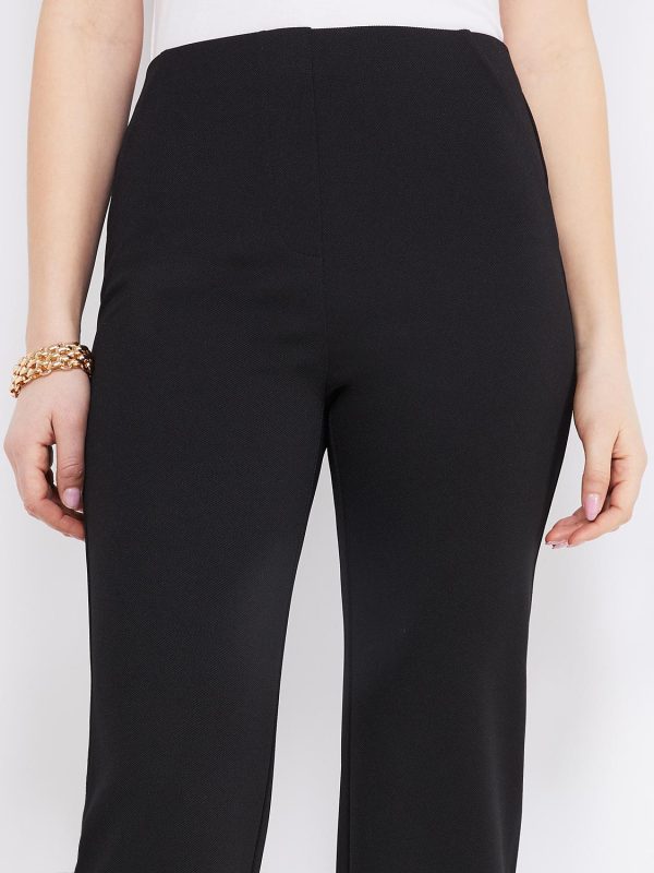 Textured Straight Leg Pull-On Pants - Image 5