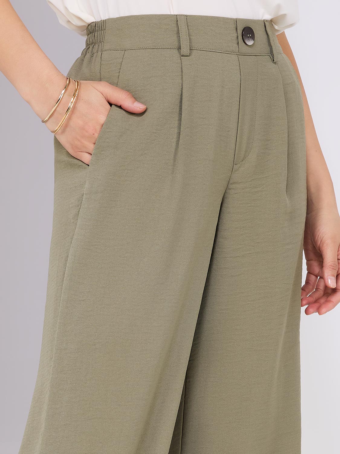 Classic Rise Wide-Leg Pants - Image 11