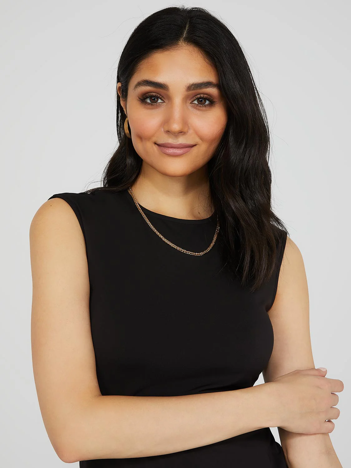 Sleeveless Crew Neck Top - Image 2