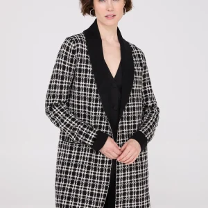 Jacquard Coatigan
