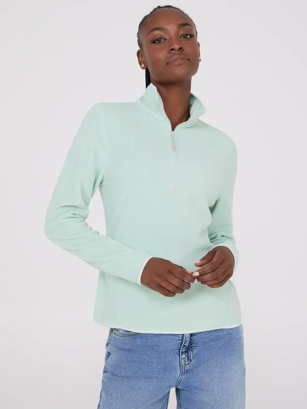 Half-Zip Polar Fleece Top - Image 11