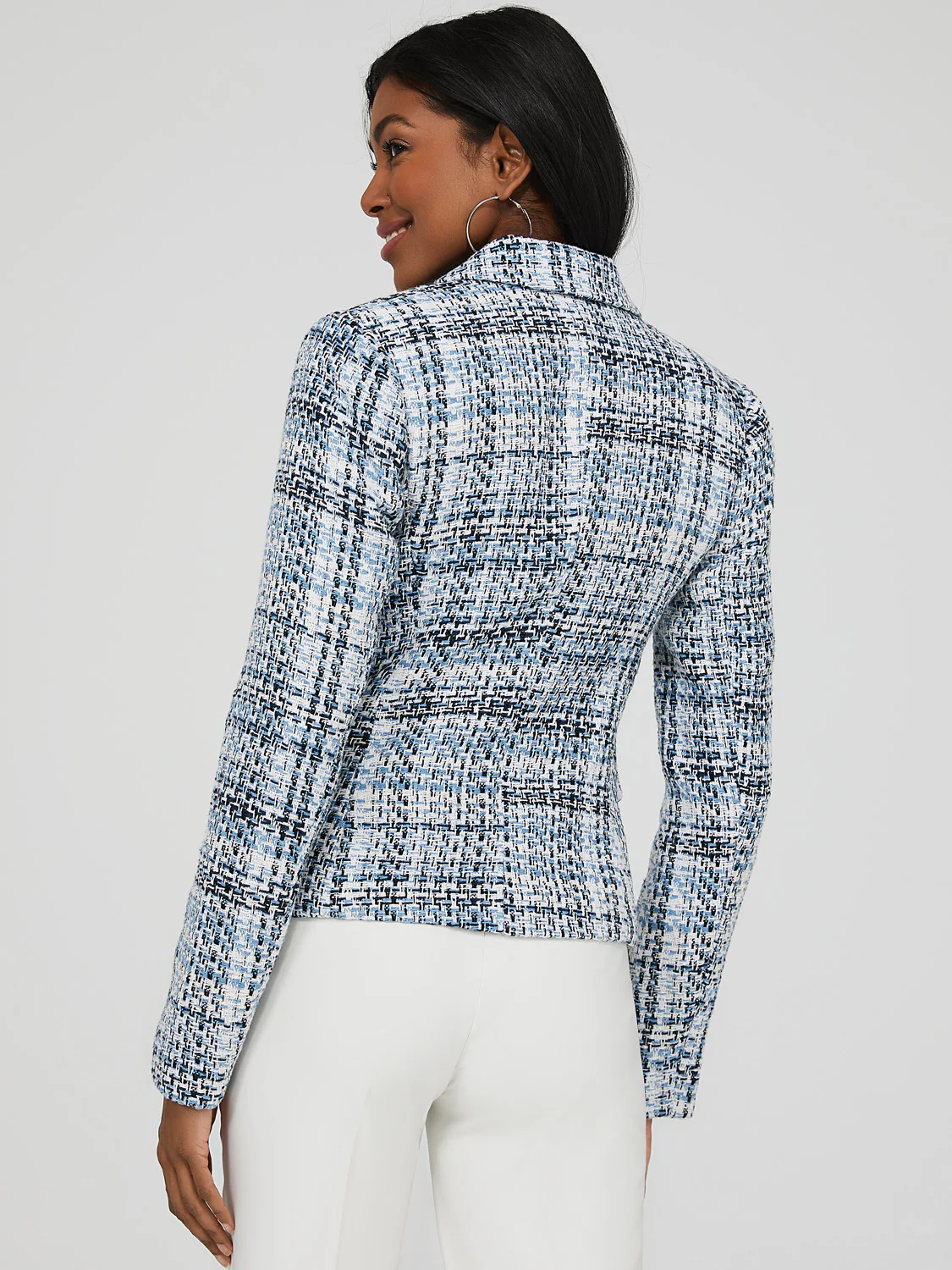 Boucle 3-Button Blazer - Image 5