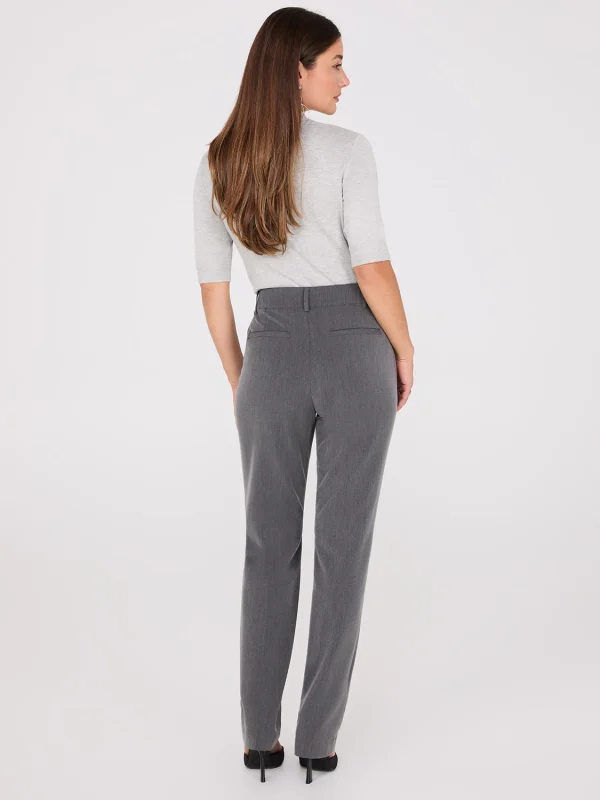 Straight Leg Long Length Slant Pocket Pants - Image 10