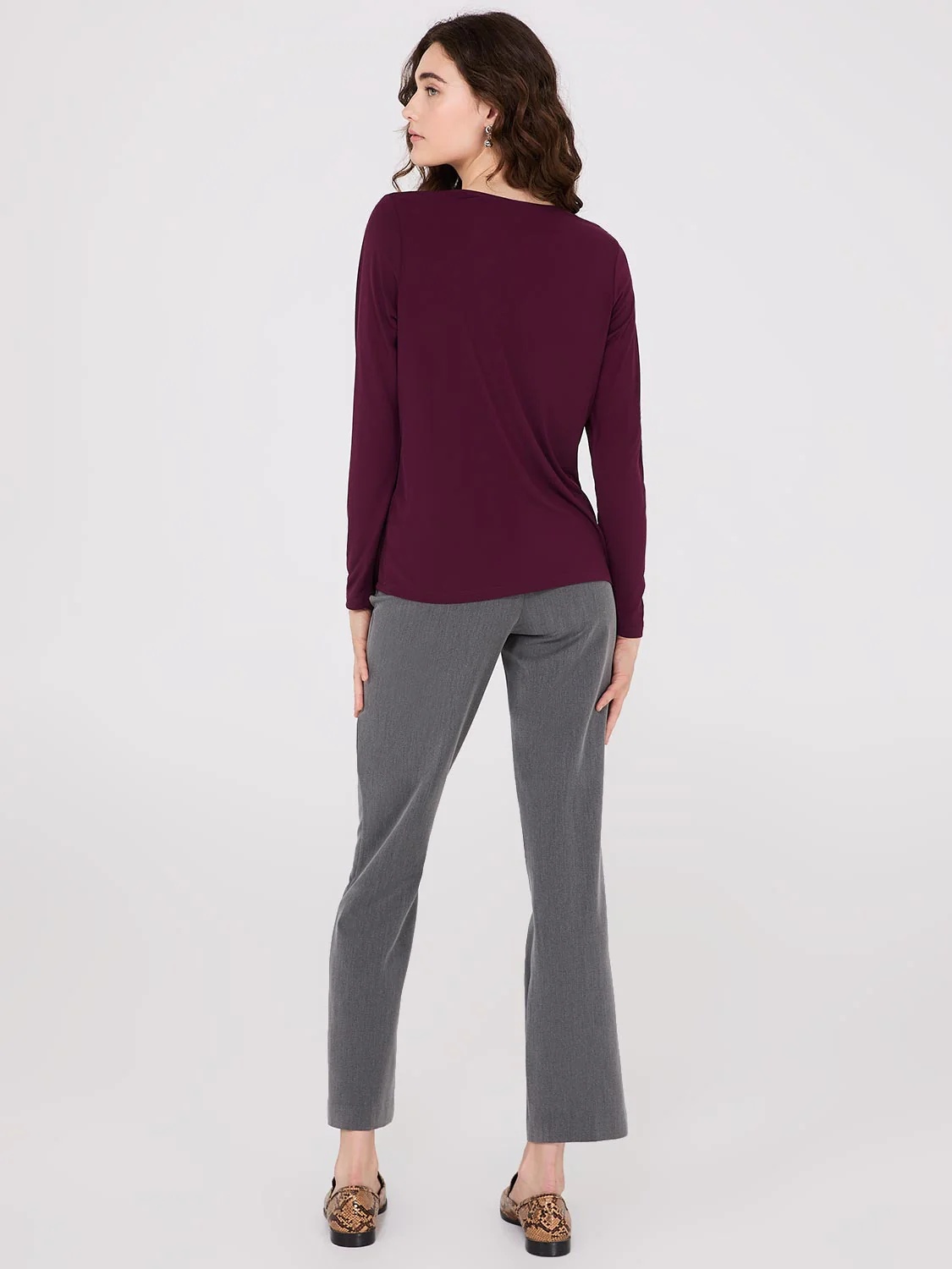 Chain Keyhole Long Sleeve Top - Image 5