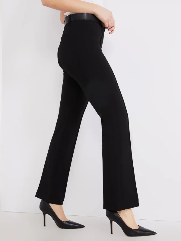 Belted Pintuck Front Pants - Image 4