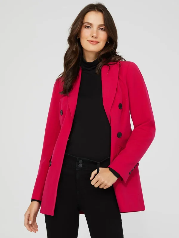 6-Button Open Blazer With Flap Pockets - Image 4