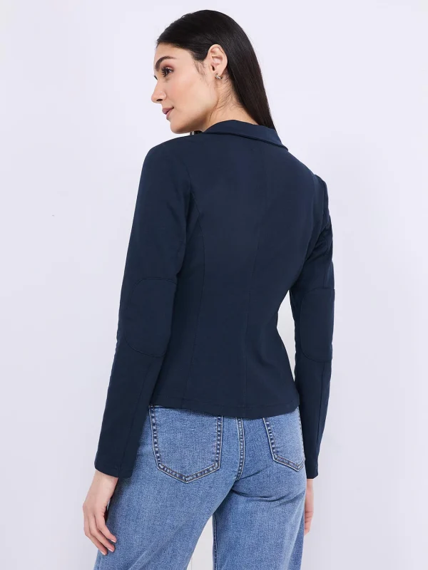 2-Button French Terry Blazer - Image 6