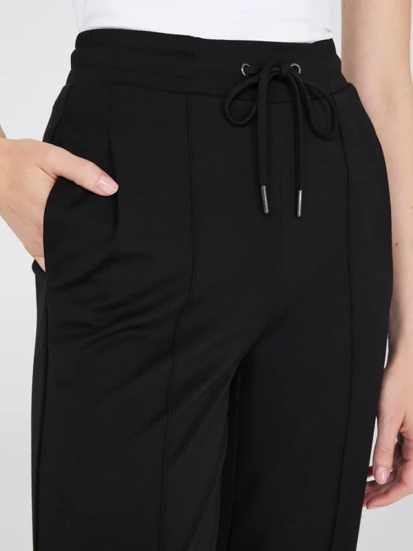 Front Pintuck Wide-Leg Long Length Pants - Image 2