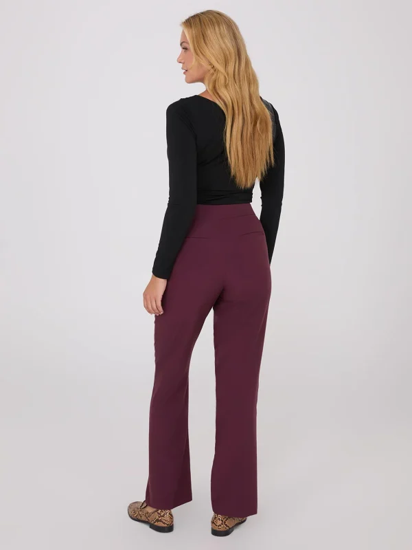 Mid-Rise Long Length Bootcut Pants - Image 5