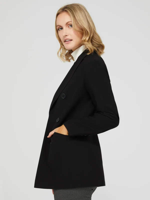 6-Button Open Blazer With Flap Pockets - Image 9