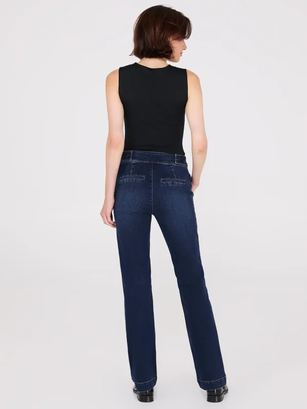Mid-Rise Long Length Bootcut Sailor Jeans - Image 6