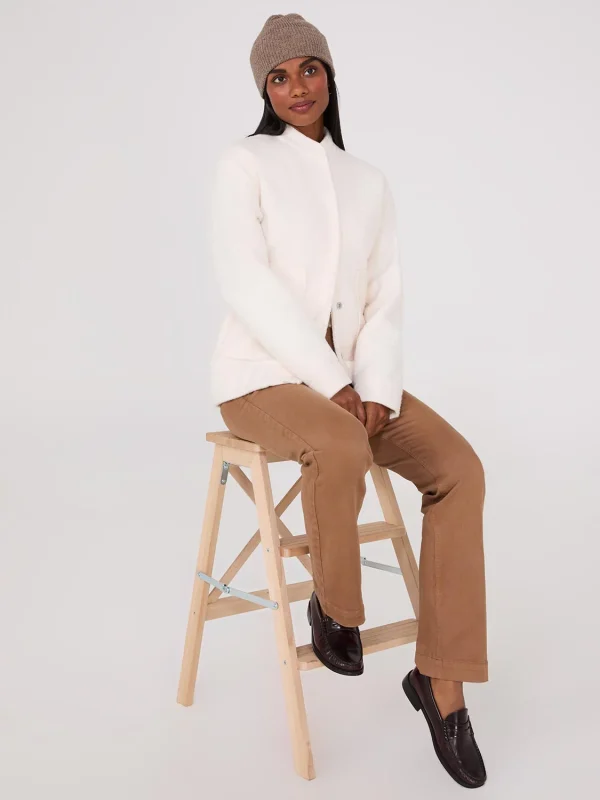 Snap Front Bomber Jacket - Image 2