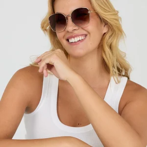 Metal Frame Aviator Sunglasses