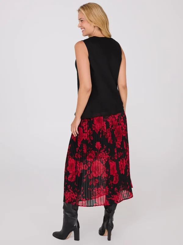 Sleeveless Textured Cowl Neck Top - Image 4
