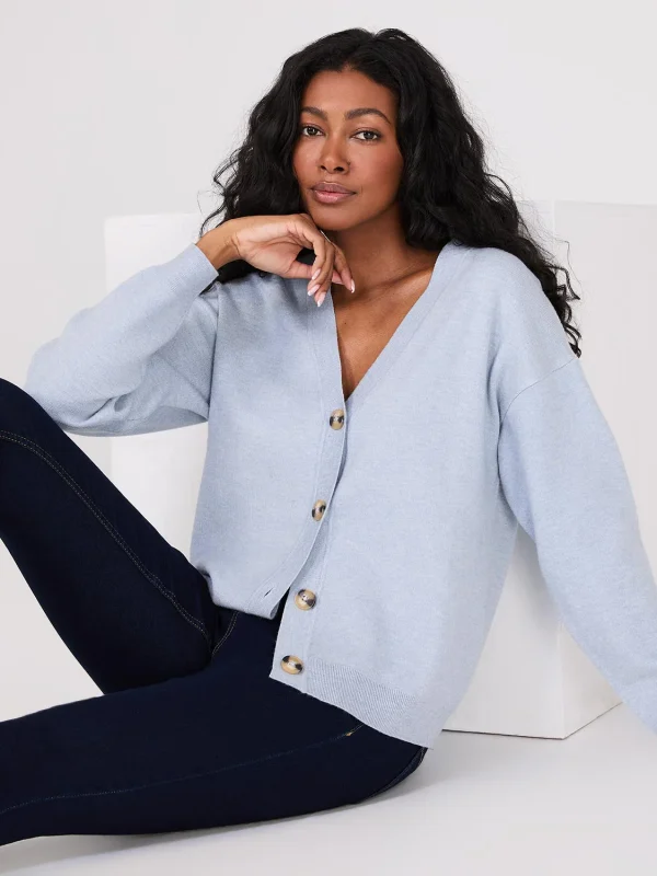 V-Neck Knit Cardigan - Image 10