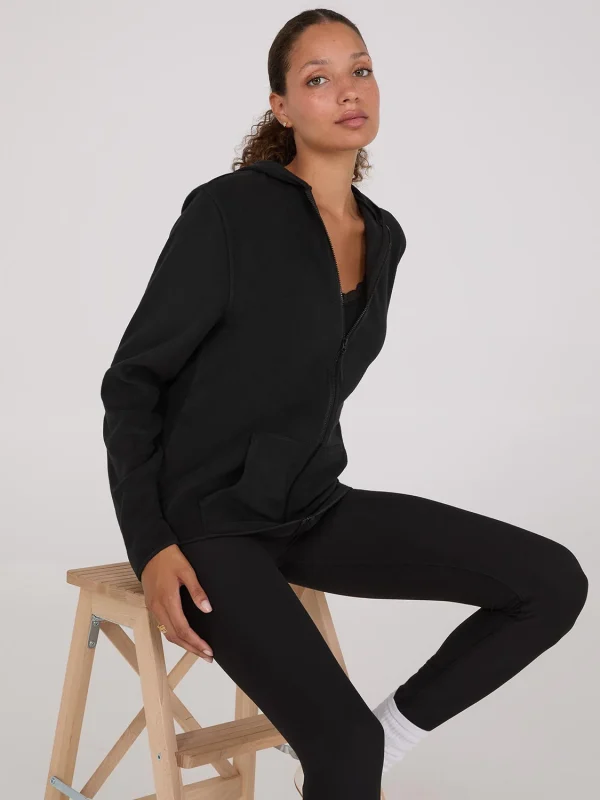 Full-Zip Polar Fleece Hoodie - Image 3