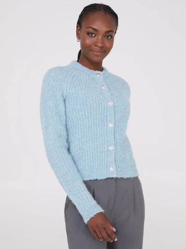 Wool Raglan Cardigan - Image 3
