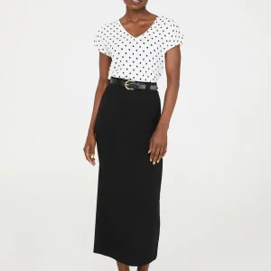 Porkchop Pocket Column Skirt