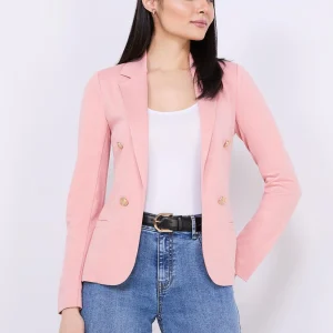Textured Open Blazer