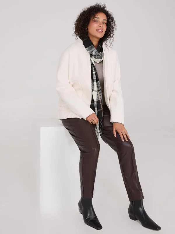 Snap Front Bomber Jacket - Image 7