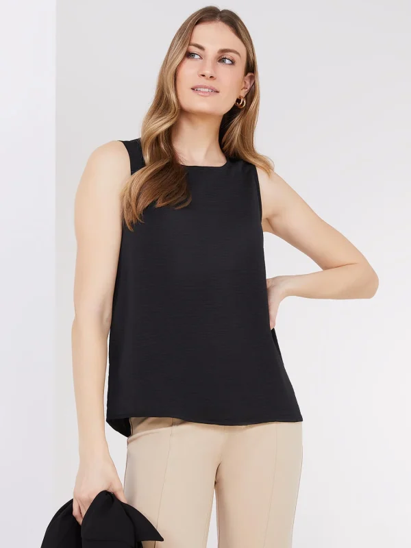 Sleeveless Textured Blouse - Image 5