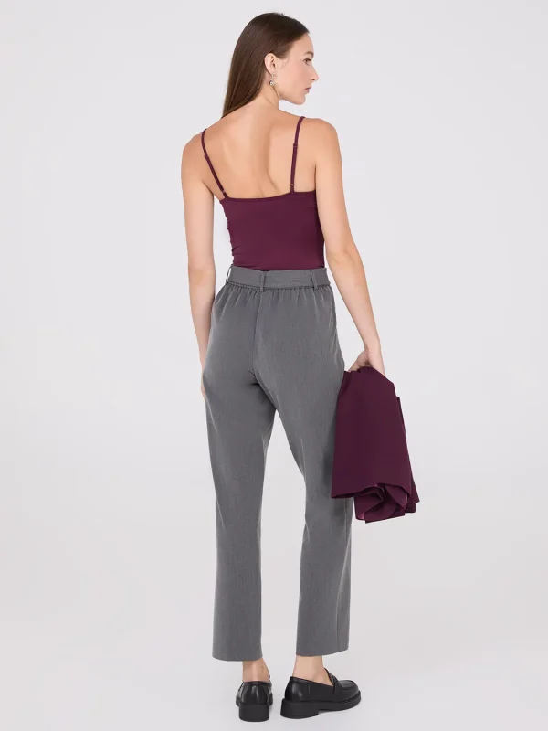 Mid-Rise Pleated Ankle Length Pants - Image 17