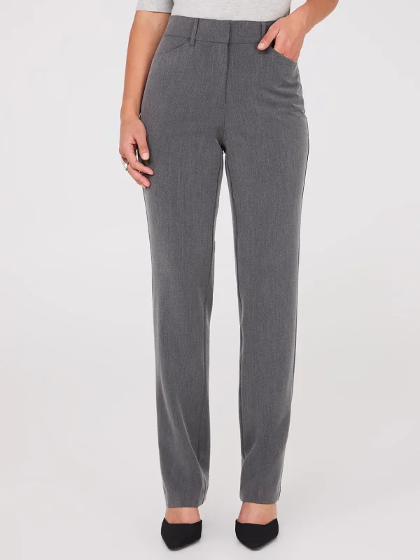 Straight Leg Long Length Slant Pocket Pants - Image 7